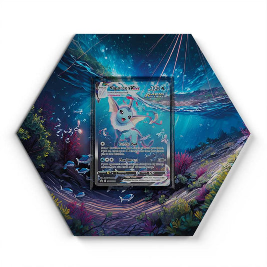 SWSH182 Vaporeon VMAX - Extended Artwork Pokemon Card Display