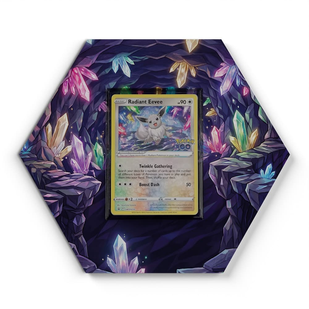 SWSH230 Radiant Eevee - Extended Artwork Pokemon Card Display