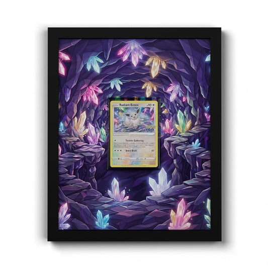 SWSH230 Radiant Eevee - Extended Artwork Framed Pokemon Card Display