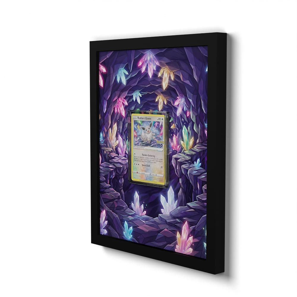 SWSH230 Radiant Eevee - Extended Artwork Framed Pokemon Card Display
