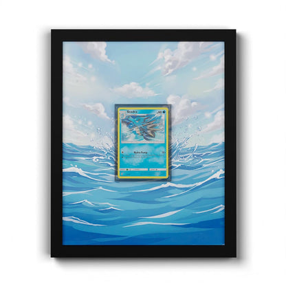 17 Seadra - Extended Artwork Framed Pokemon Card Display