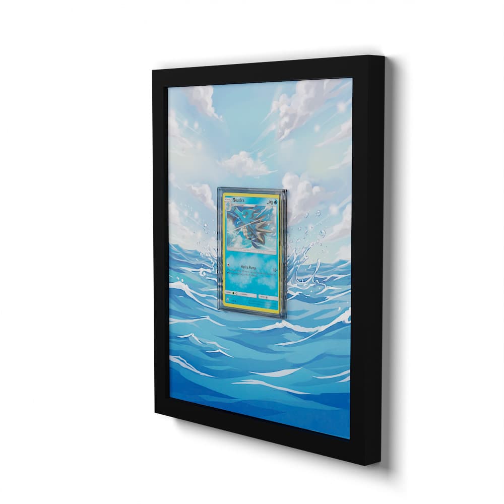 17 Seadra - Extended Artwork Framed Pokemon Card Display