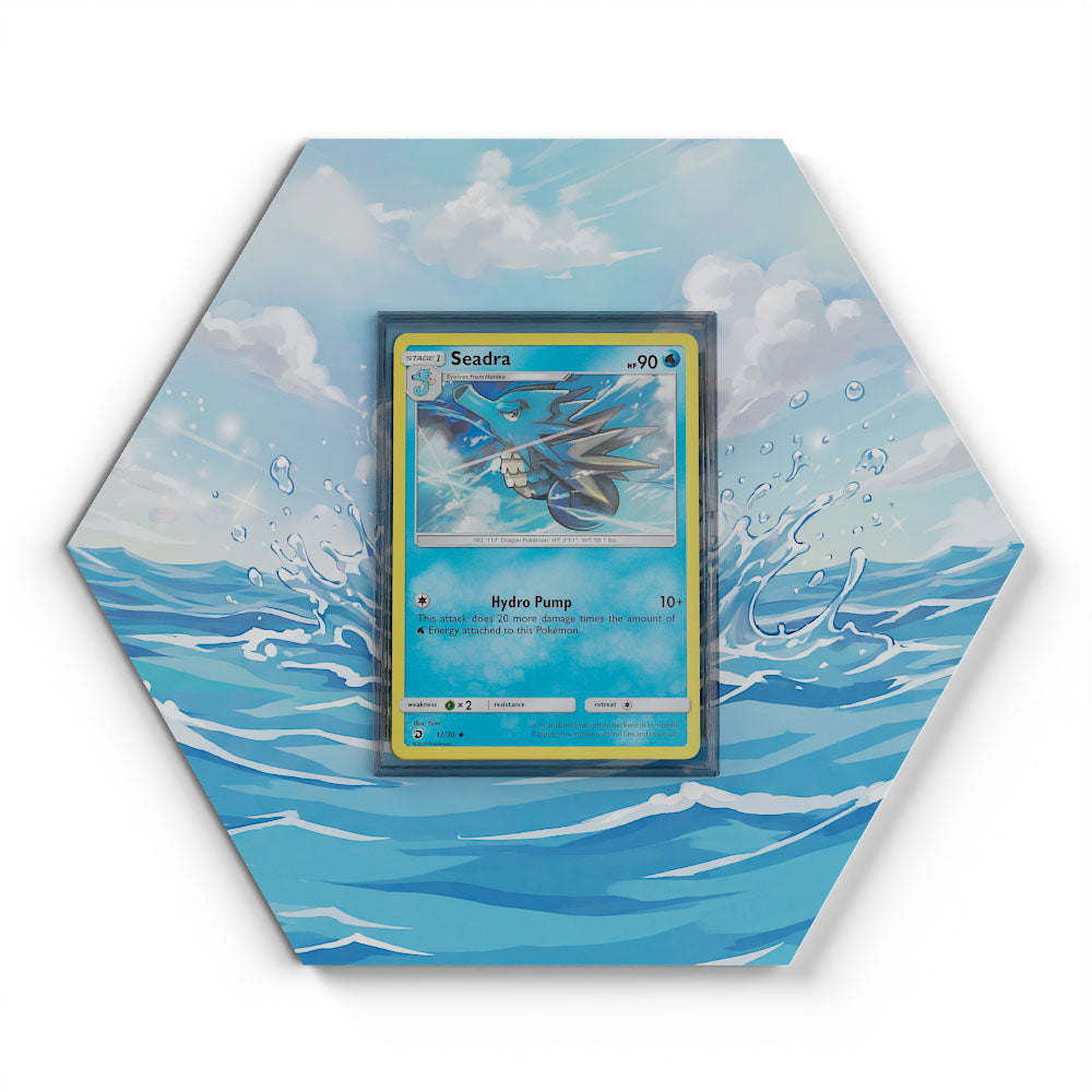 17/70 Seadra - Extended Artwork Pokemon Card Display