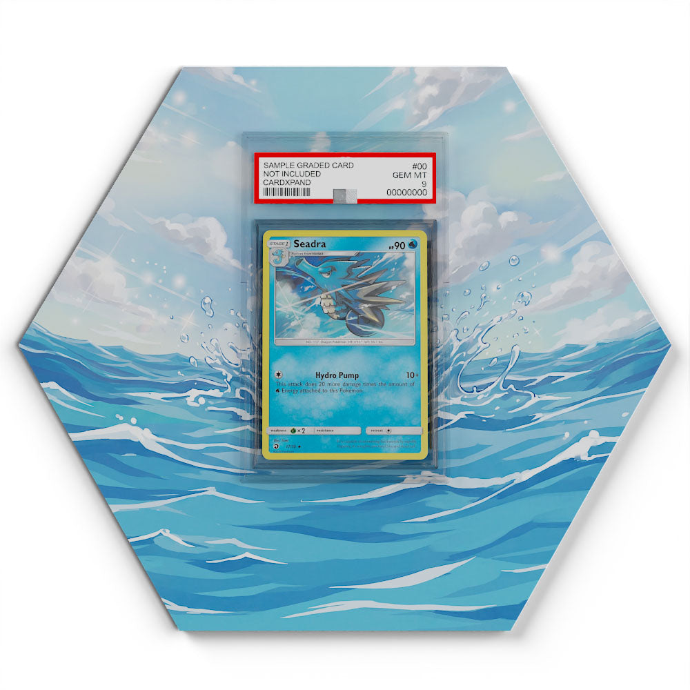 17/70 Seadra - Extended Artwork Pokemon Card Display