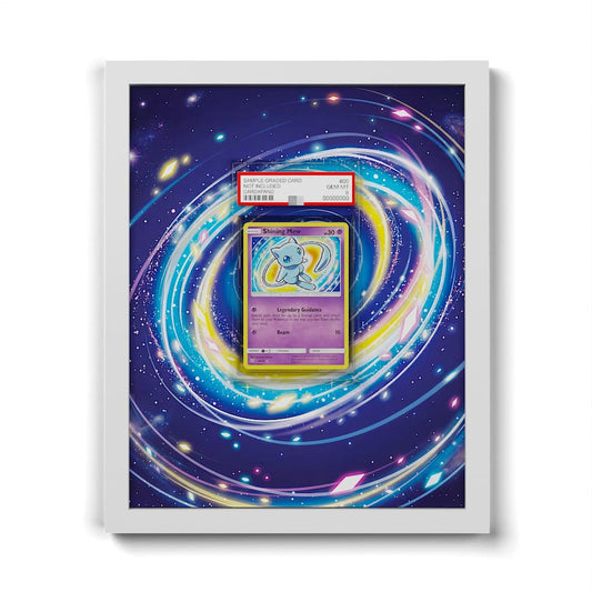 40/73 Shining Mew - Extended Artwork Framed Pokemon Card Display