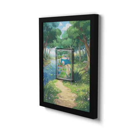 051 Snorlax - Extended Artwork Framed Pokemon Card Display