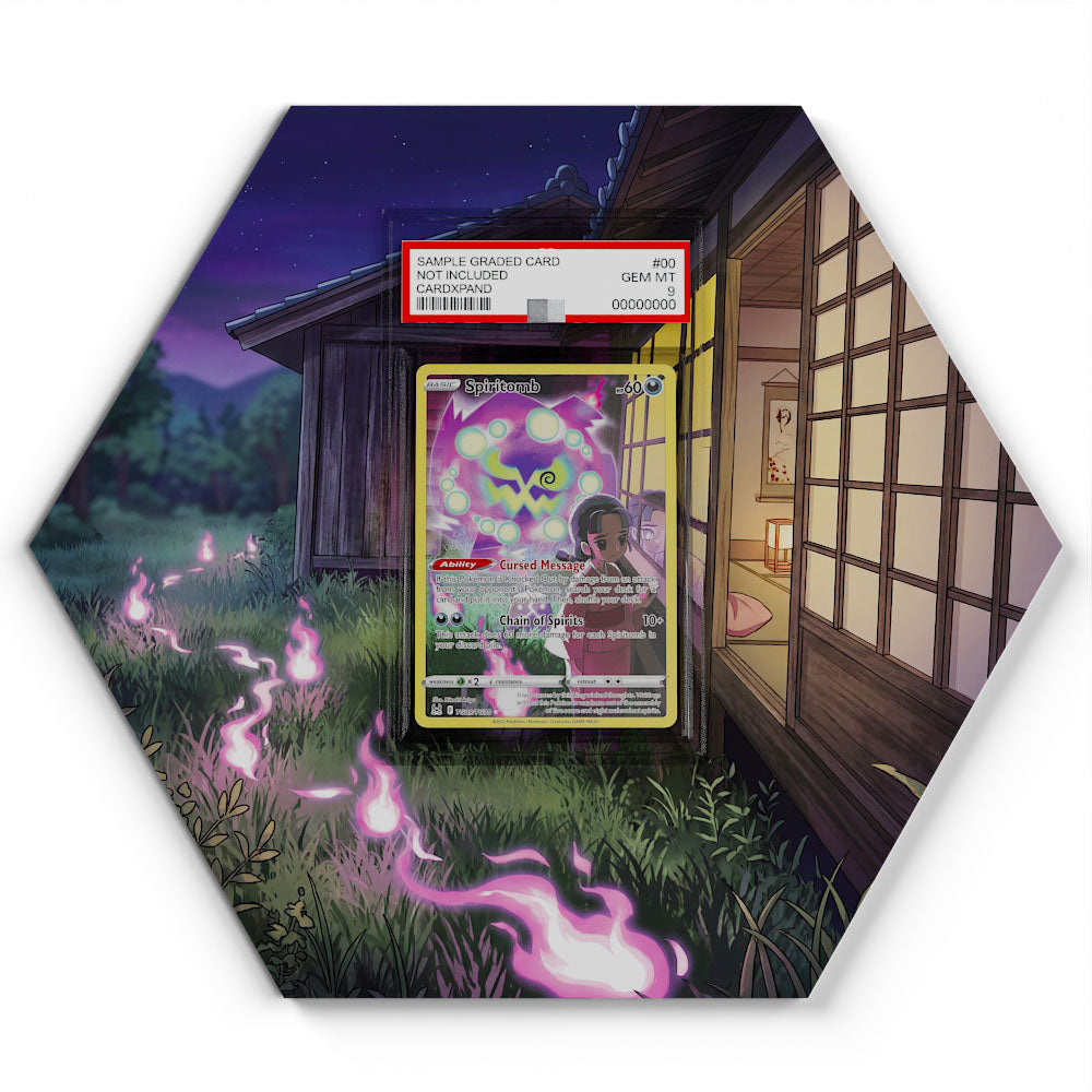 TG09/TG30 Spiritomb - Extended Artwork Pokemon Card Display