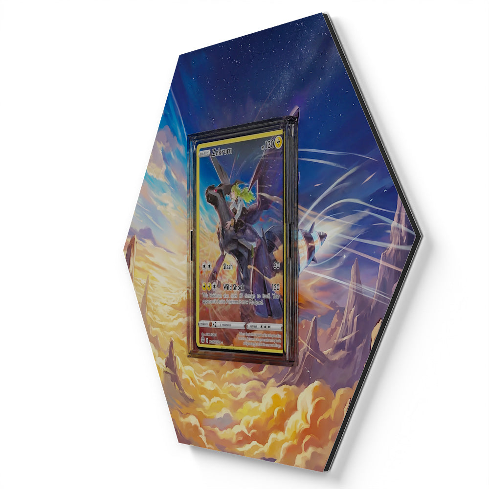 TG05/TG30 Zekrom - Extended Artwork Pokemon Card Display