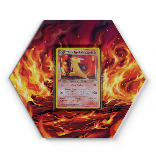 157 Dark Typhlosion - Extended Artwork Pokemon Card Display