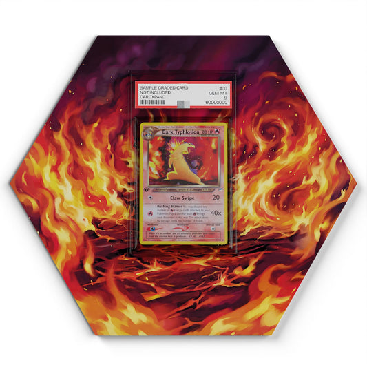 157 Dark Typhlosion - Extended Artwork Pokemon Card Display