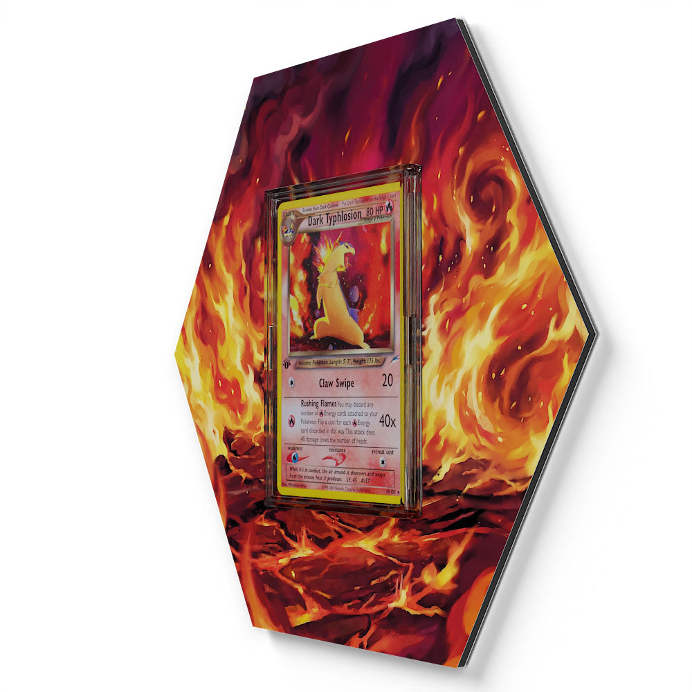 157 Dark Typhlosion - Extended Artwork Pokemon Card Display