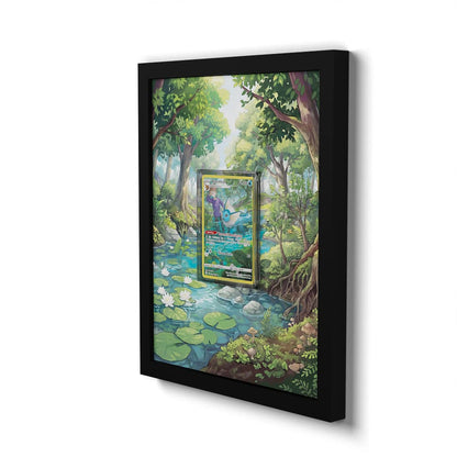 TG02 Vaporeon - Extended Artwork Framed Pokemon Card Display