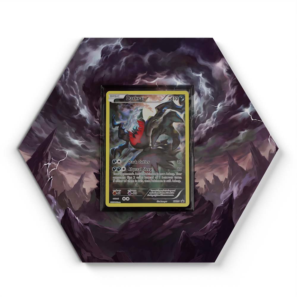 XY114 Darkrai - Extended Artwork Pokemon Card Display
