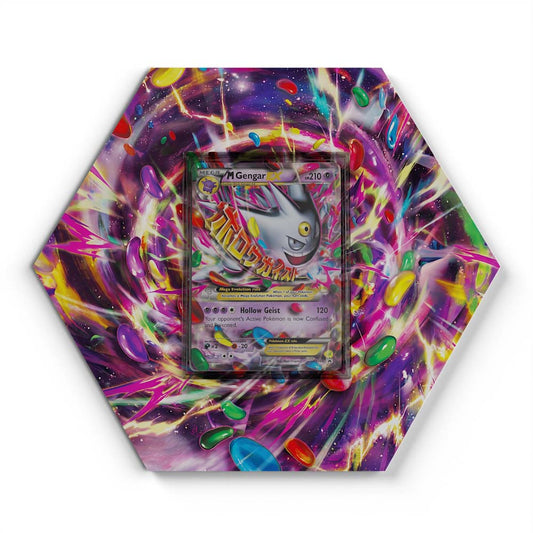 XY168 M Gengar EX - Extended Artwork Pokemon Card Display