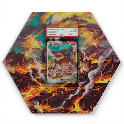 XY185 Volcanion - Extended Artwork Pokemon Card Display
