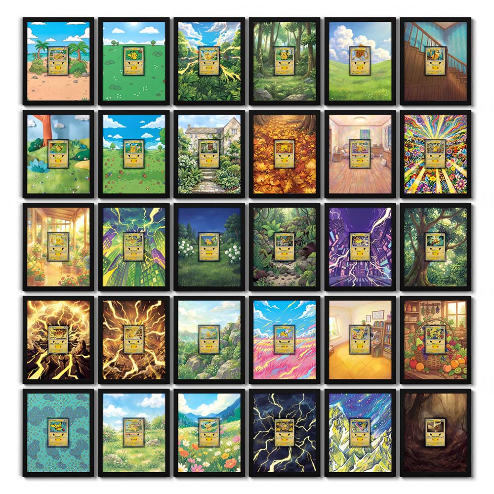 30x Pikachu (30th Anniversary) - Extended Artwork Pokemon Card Frames
