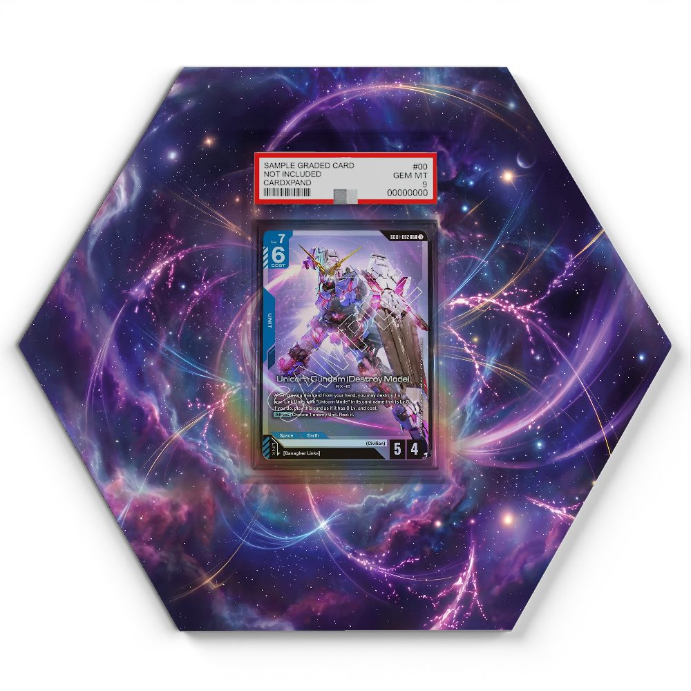 GD01-002 Unicorn Gundam (Destroy Mode) - Extended Artwork Gundam Card Display