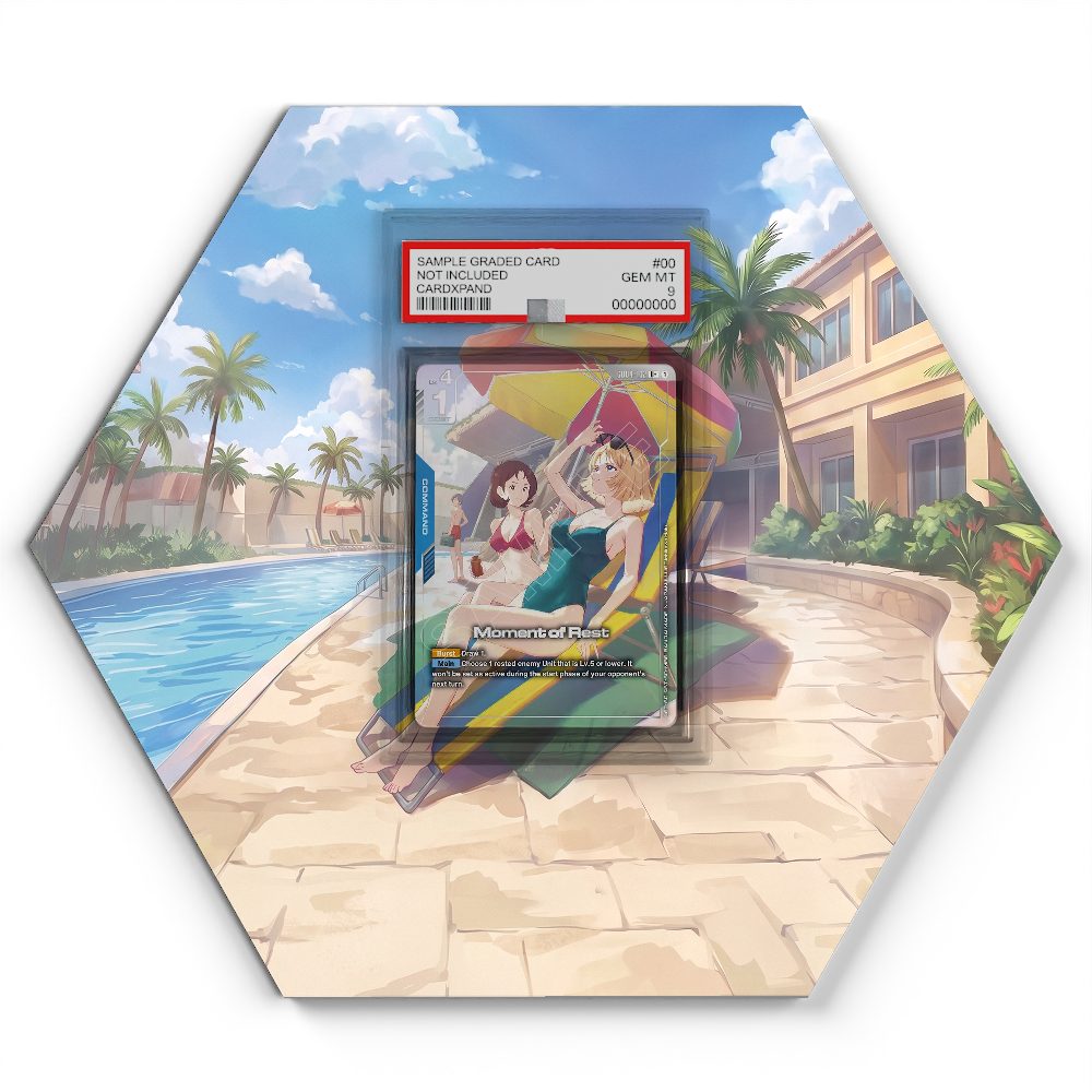 GD04-102 U+ MOMENT OF REST - Extended Artwork Gundam Card Display