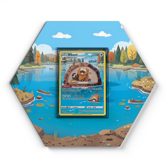 GG25/GG70 Bibarel - Extended Artwork Pokemon Card Display