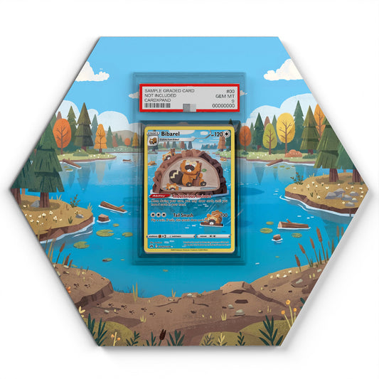 GG25/GG70 Bibarel - Extended Artwork Pokemon Card Display