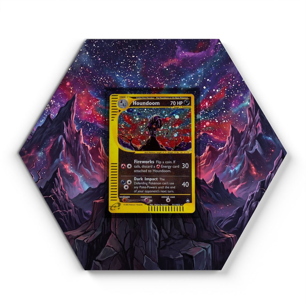 H11/H32 Houndoom - Extended Artwork Pokemon Card Display