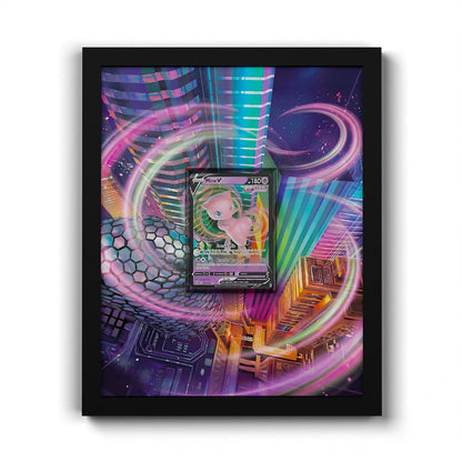 113/264 Mew - Extended Artwork Framed Pokemon Card Display