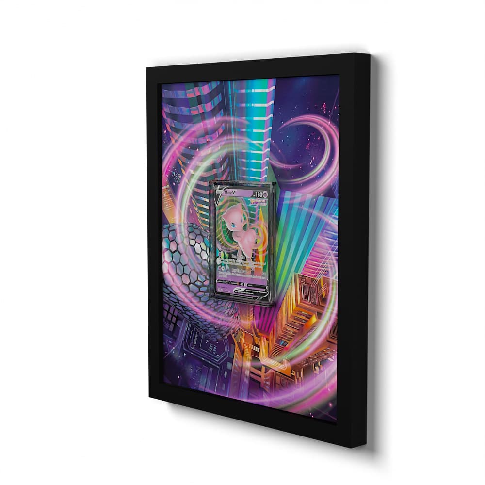 113/264 Mew - Extended Artwork Framed Pokemon Card Display