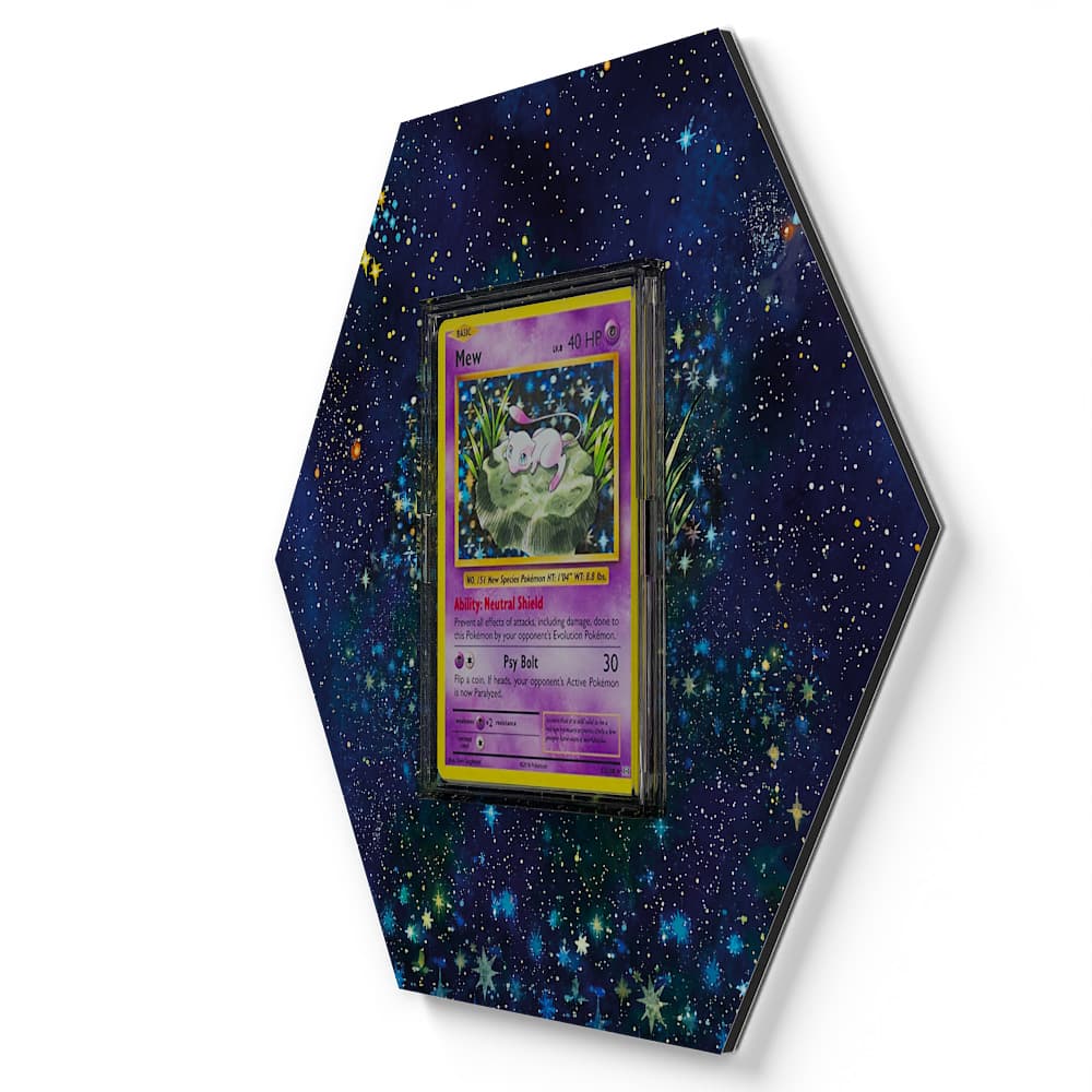 53/108 Mew - Extended Artwork Pokemon Card Display