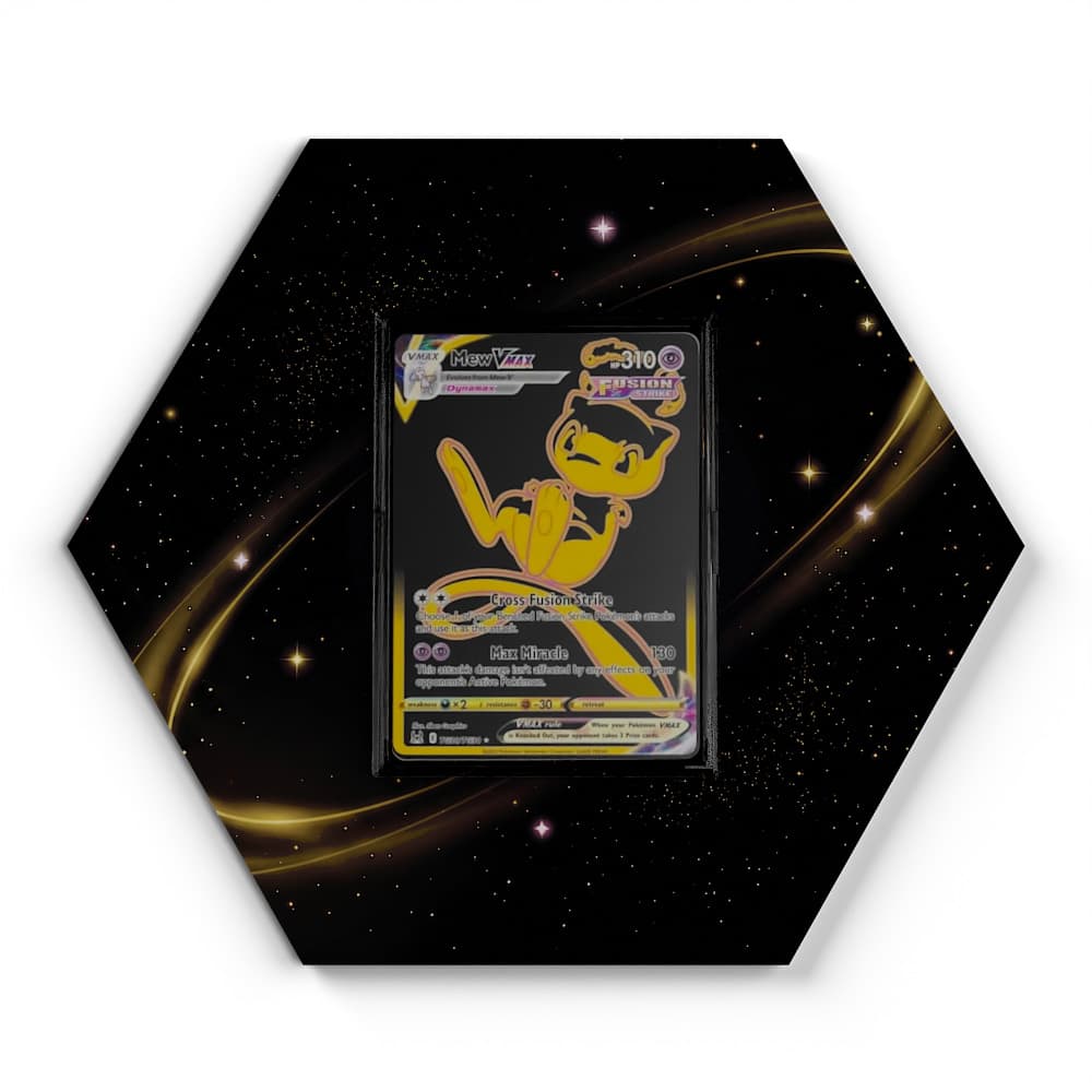TG30 Mew VMAX - Extended Artwork Pokemon Card Display