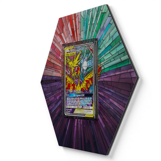 SM210 Moltres & Zapdos & Articuno GX - Extended Artwork Pokemon Card Display