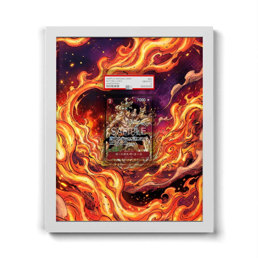 OP02-013 SR Portgas D. Ace - Extended Artwork One Piece Card Frame