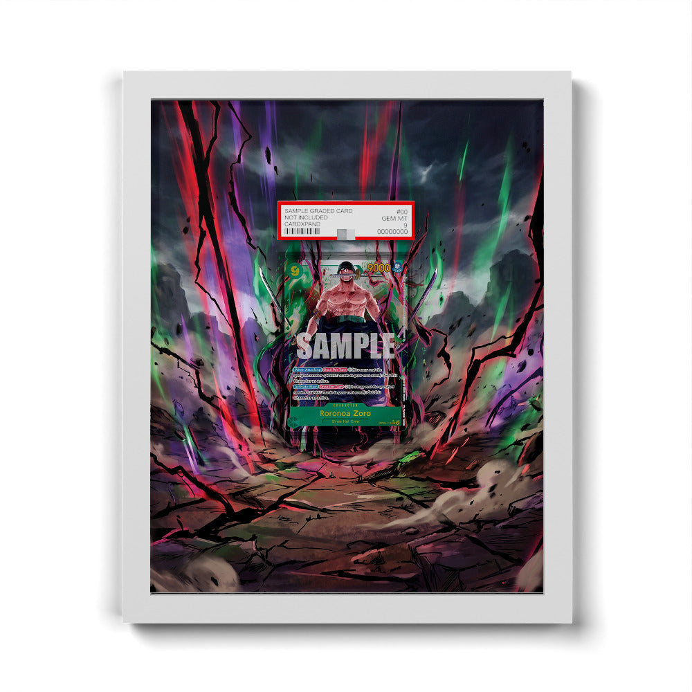 OP06-118 SEC Zoro - Extended Artwork One Piece Card Frame