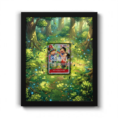 OP13-007 SR Ace & Sabo & Luffy - Extended Artwork One Piece Card Frame