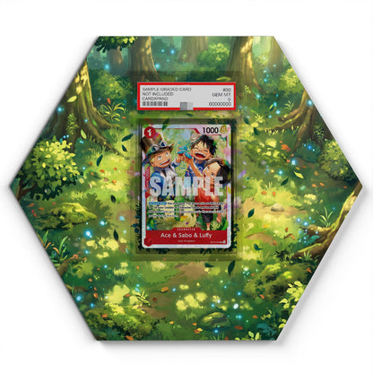 OP13-007 SR Ace & Sabo & Luffy - Extended Artwork One Piece Card Display