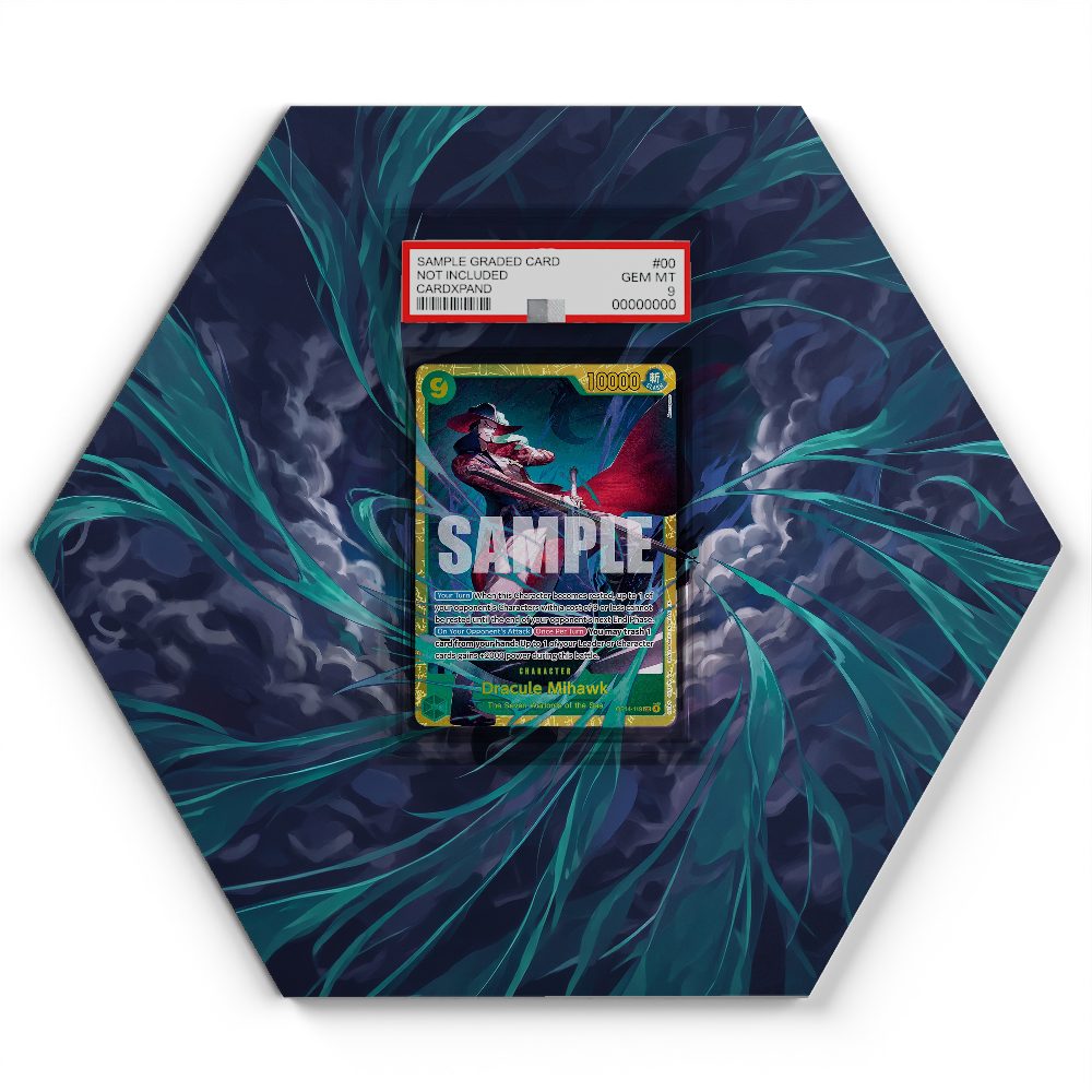 OP14-119 Dracule Mihawk (Manga) - The Azure Sea's Seven (OP14) - Extended Artwork One Piece Card Display