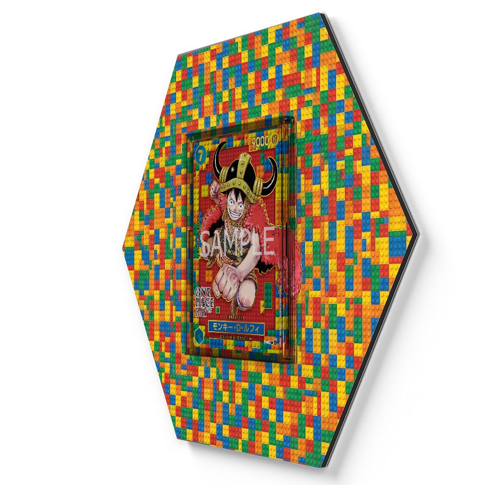 P-110 Monkey D. Luffy - Extended Artwork One Piece Card Display