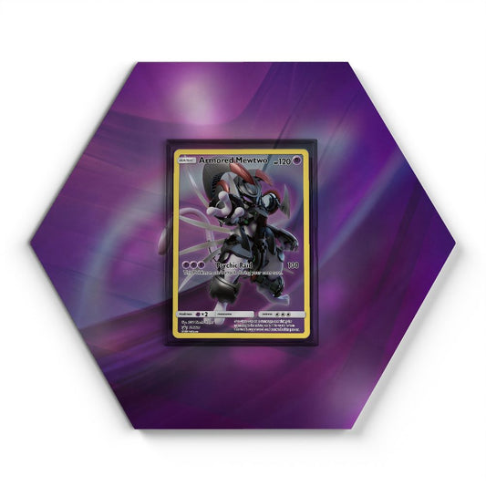 SM228 Armored Mewtwo - Extended Artwork Pokemon Card Display