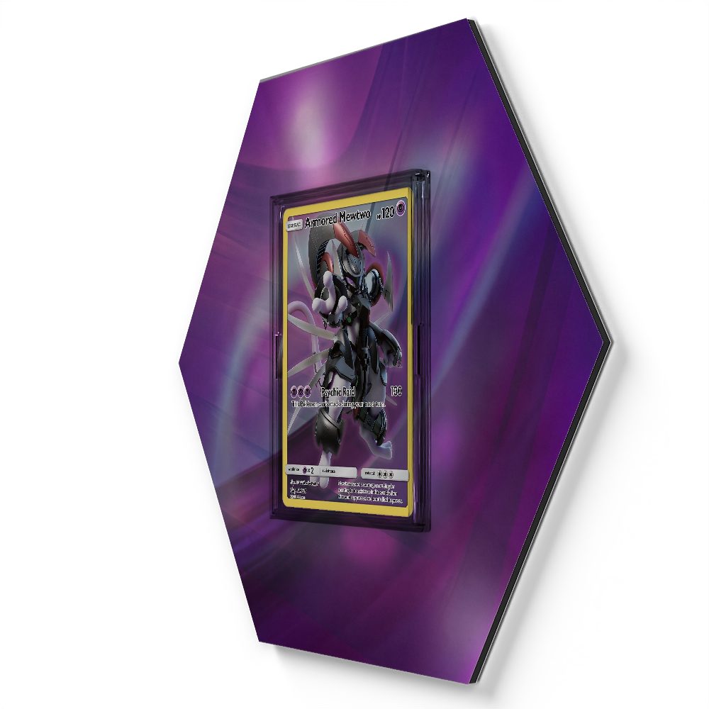 SM228 Armored Mewtwo - Extended Artwork Pokemon Card Display