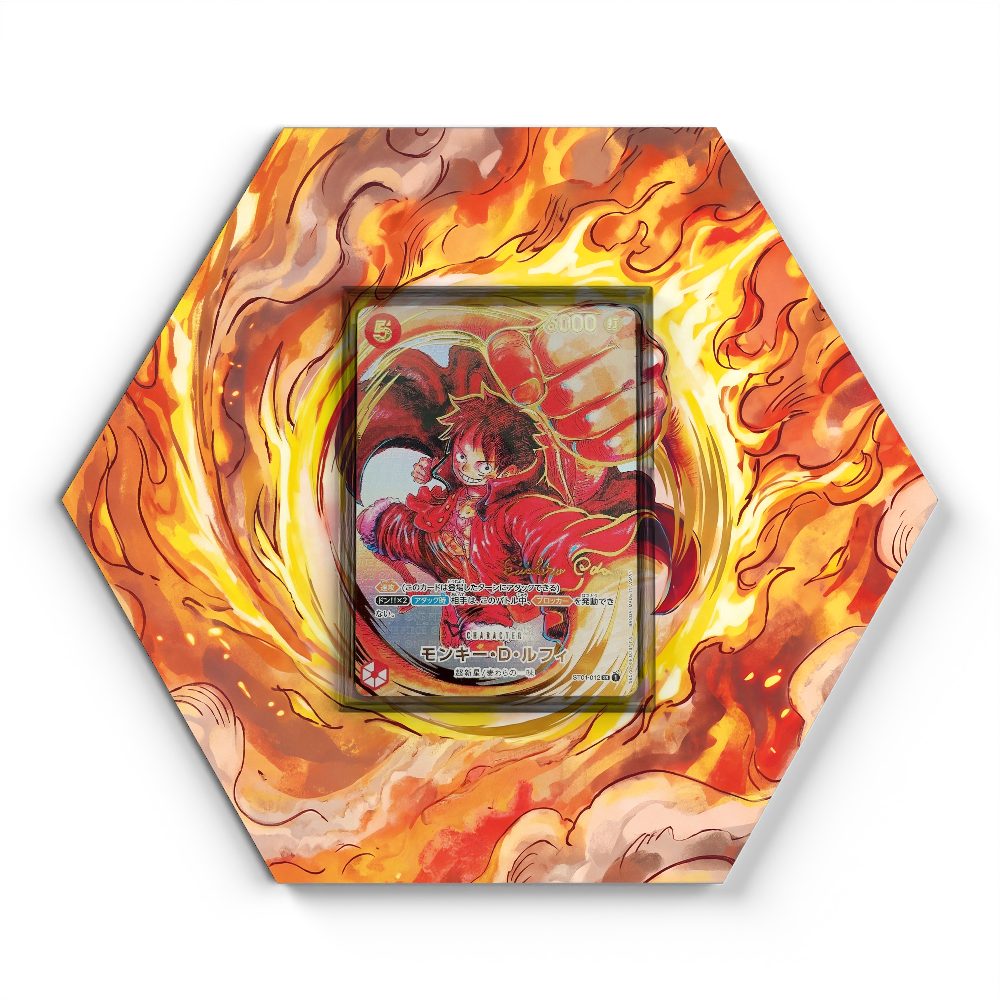 ST01-012 AA Monkey.D.Luffy (Gold-Stamped Signature) - Extended Artwork One Piece Card Display