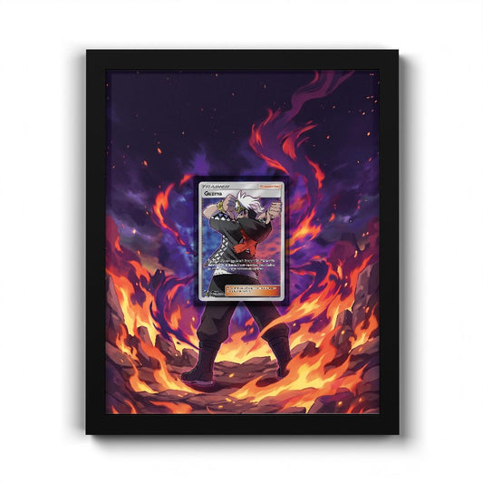 SV84/SV94 Guzma - Extended Artwork Pokemon Card Frame
