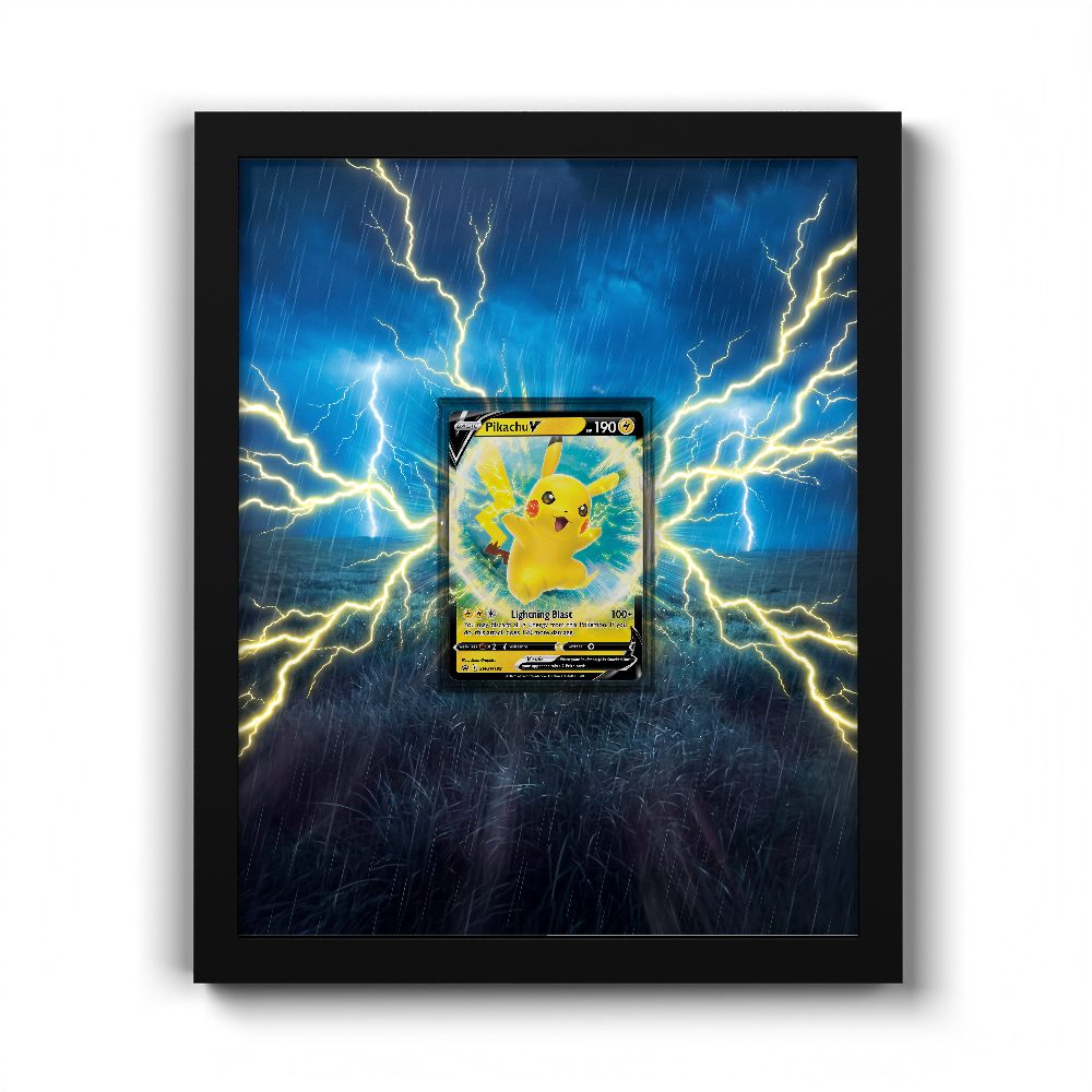 SWSH198 Pikachu V - Extended Artwork Pokemon Card Frame