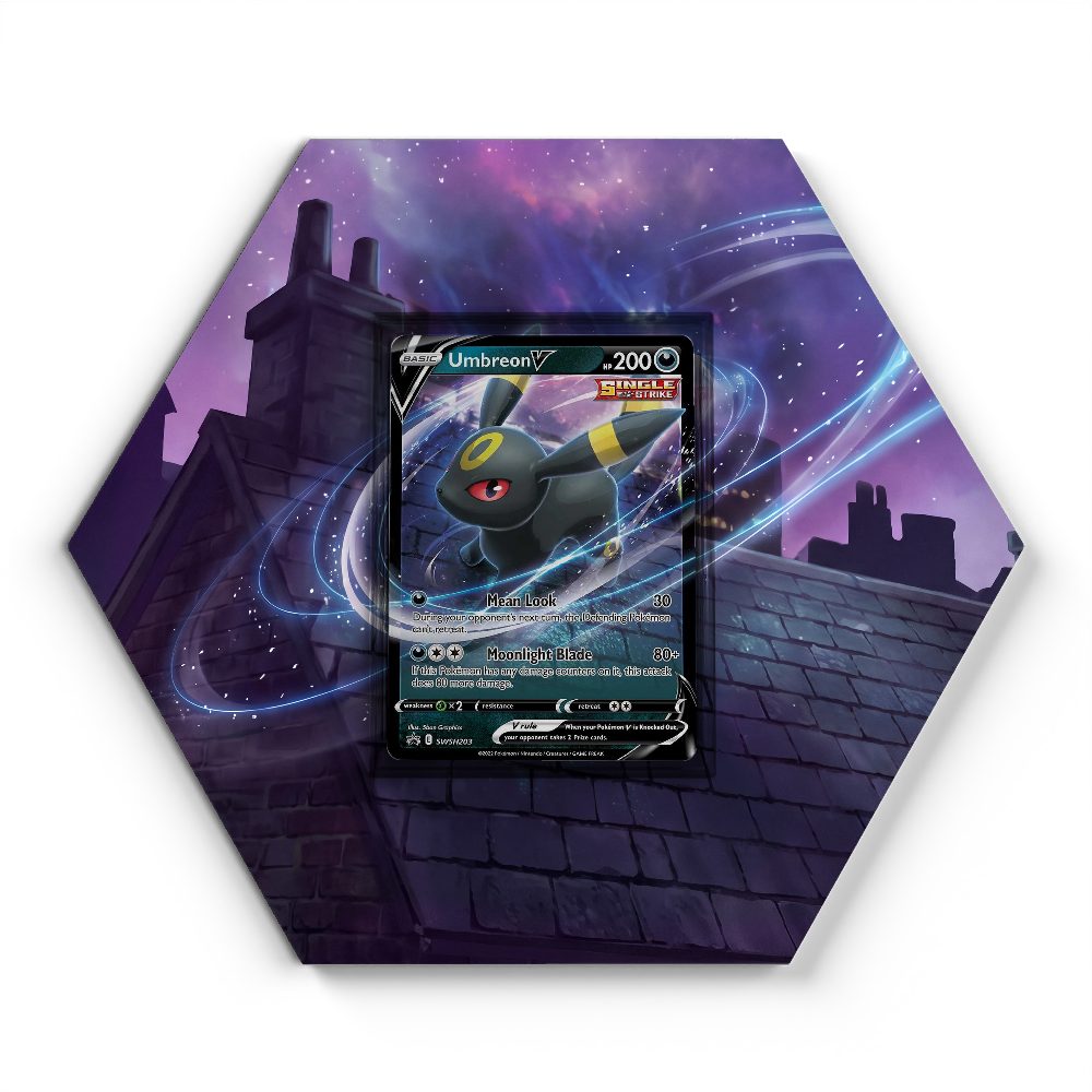 SWSH203 Umbreon V - Extended Artwork Pokeomon Card Display
