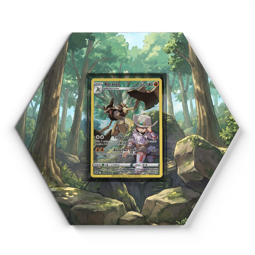 TG08/TG30 Kleavor - Extended Artwork Pokemon Card Display