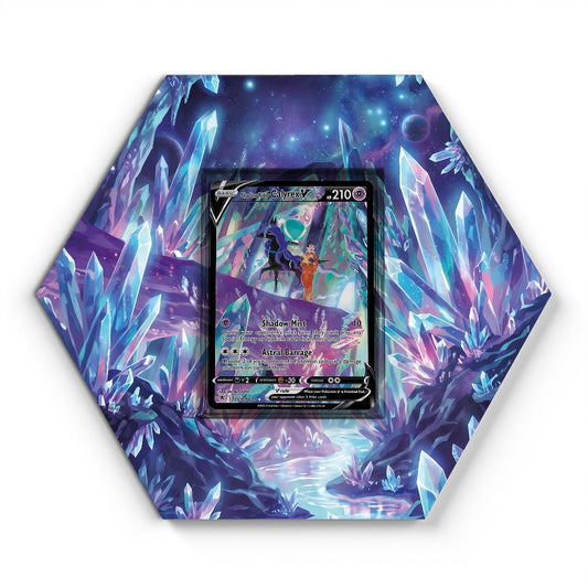 TG17/TG30 Shadow Rider Calyrex V - Extended Artwork Pokemon Card Display