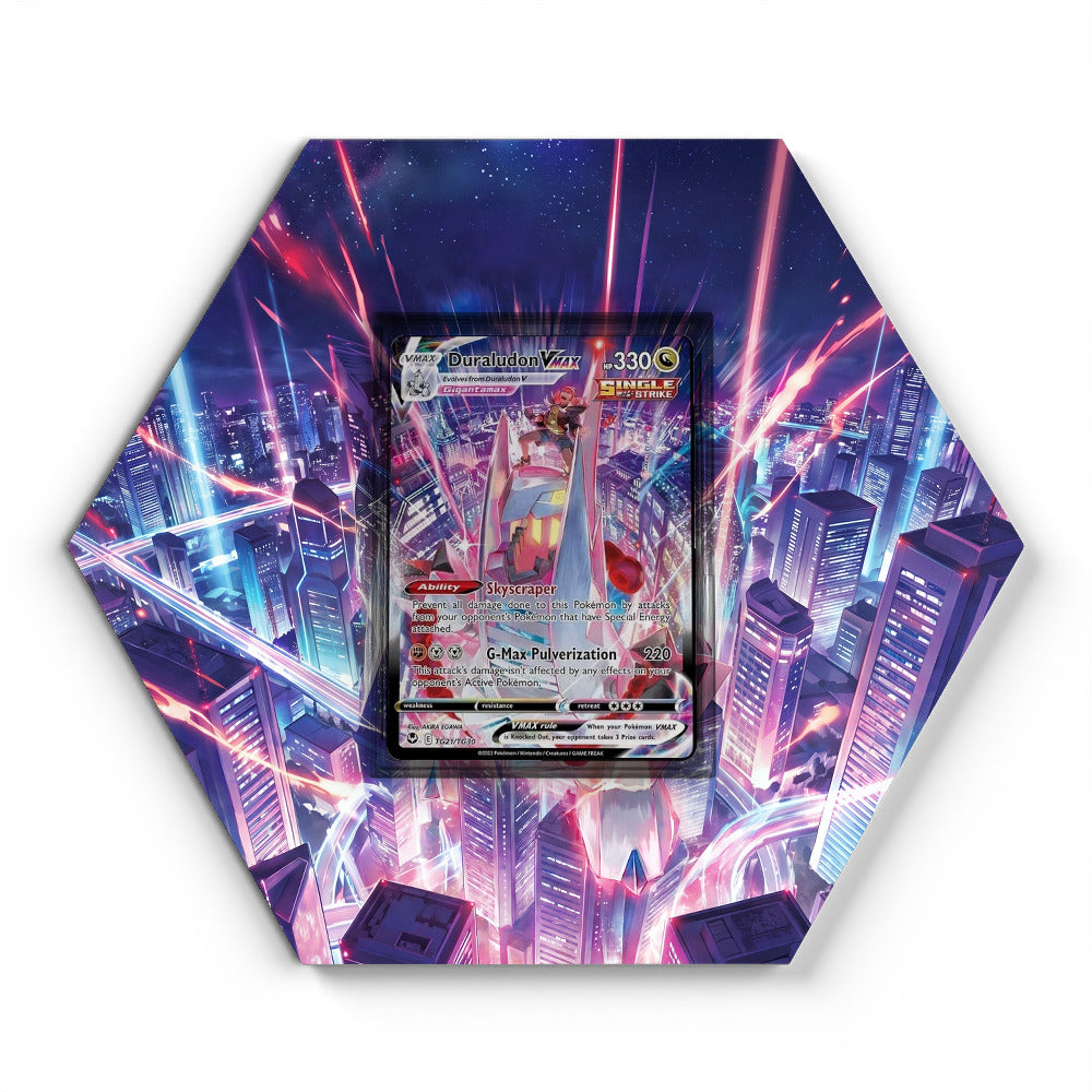 TG21/TG30 Duraludon VMAX - Extended Artwork Pokemon Card Display