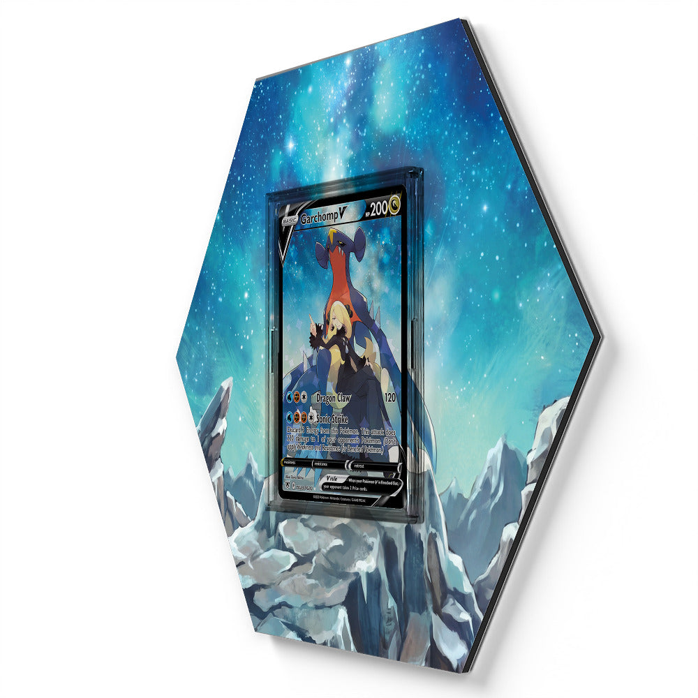 TG23/TG30 Garchomp V - Extended Artwork Pokemon Card Display